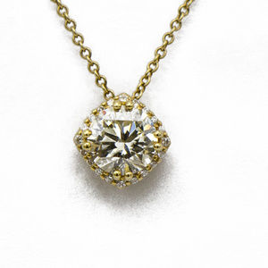 Tacori Diamond Halo Necklace
